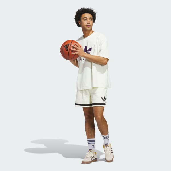 Bezowy Originals Basketball Courtside T-Shirt