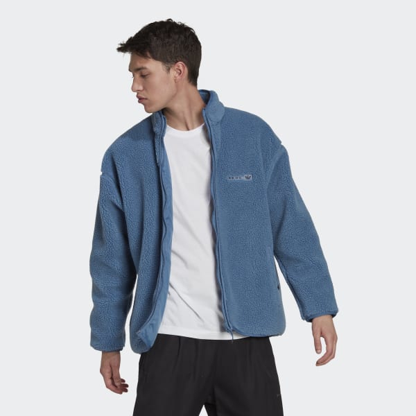 Blue 리클레임 쉐르파 재킷