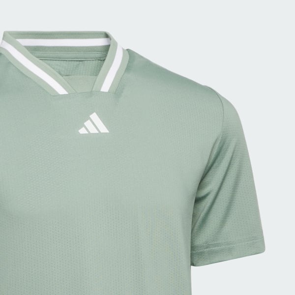 mau-xanh-la Áo Polo Cổ Thể Thao Trẻ Em