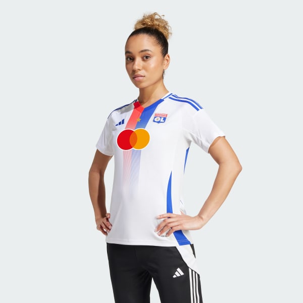 Bialy Koszulka Olympique Lyonnais 24/25 Home
