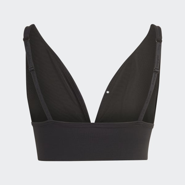 adidas Women's Active Micro Stretch Seamless Wireless Lounge Bra, Black,  Small : : Clothing, Shoes & Accessories