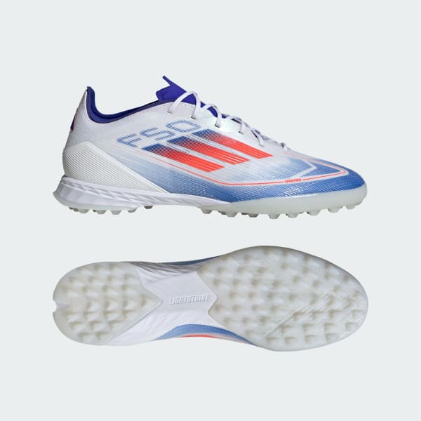 adidas アディダス F50 PRO TF(ホワイト/レッド/イエロー)【☆オリジナルナップサック特典☆】 IE1220 サッカー  スパイク・シューズ -サッカーショップ【SWS】