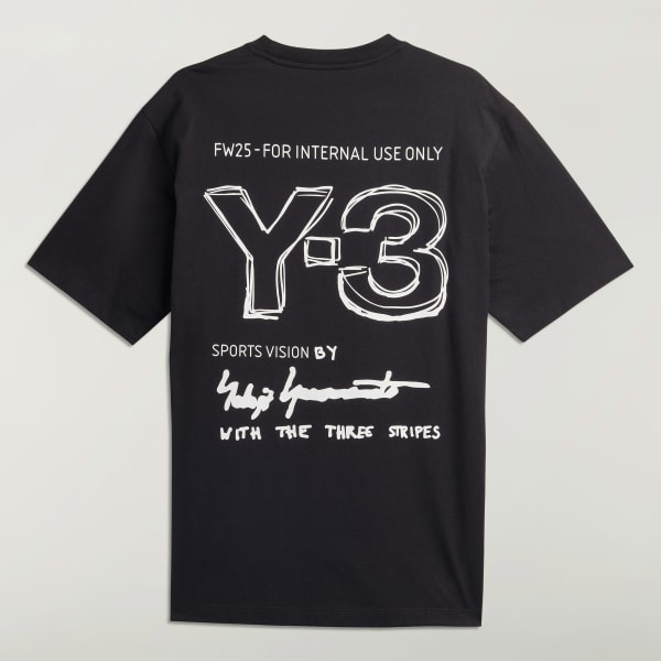 adidas Y-3 Short Sleeve Tee - Black | adidas Switzerland