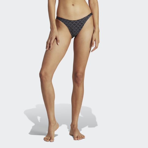 Suri output rivier adidas Originals Monogram Bikini Bottoms - Black | Women's Swim | adidas US
