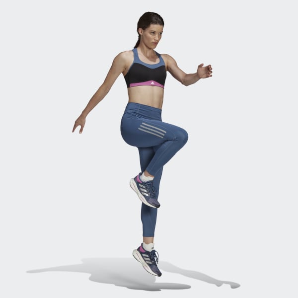 primer ministro Negrita ampliar adidas Own the Run 7/8 Running Leggings - Blue | Women's Running | adidas US