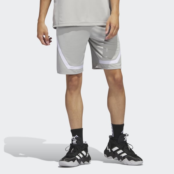 Grau adidas Pro Block Shorts