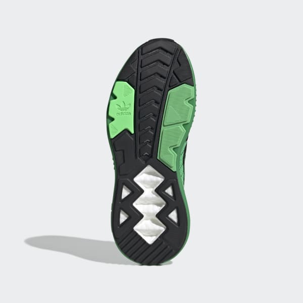 Green ZX 5K BOOST Shoes LWX66