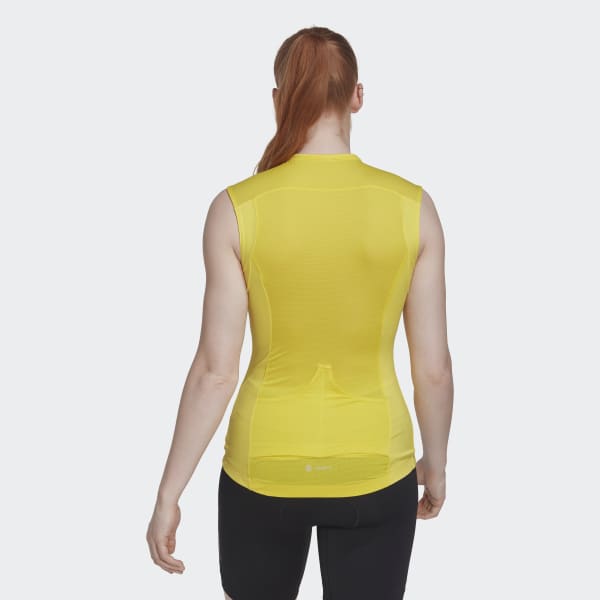 Gul The Sleeveless cykeltop NEN14