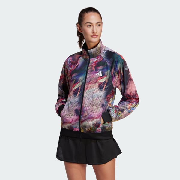 Svart Melbourne Woven Tennis Jacket