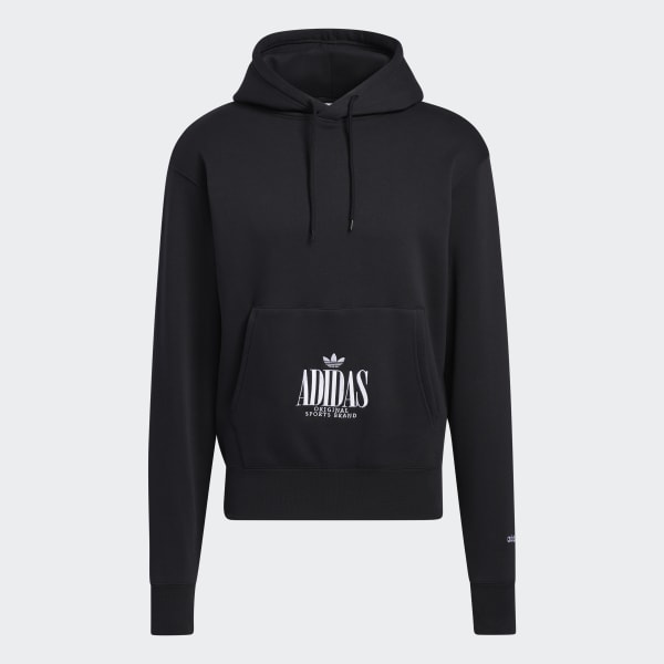 Nero Hoodie Trefoil Script KNI95