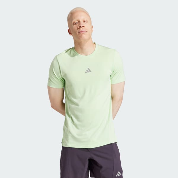 adidas Designed for Training HIIT Workout HEAT.RDY T Shirt Green