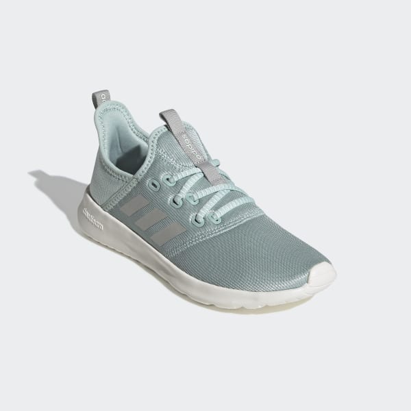 adidas cloudfoam white and green