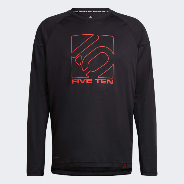 Schwarz Five Ten Long Sleeve Trikot