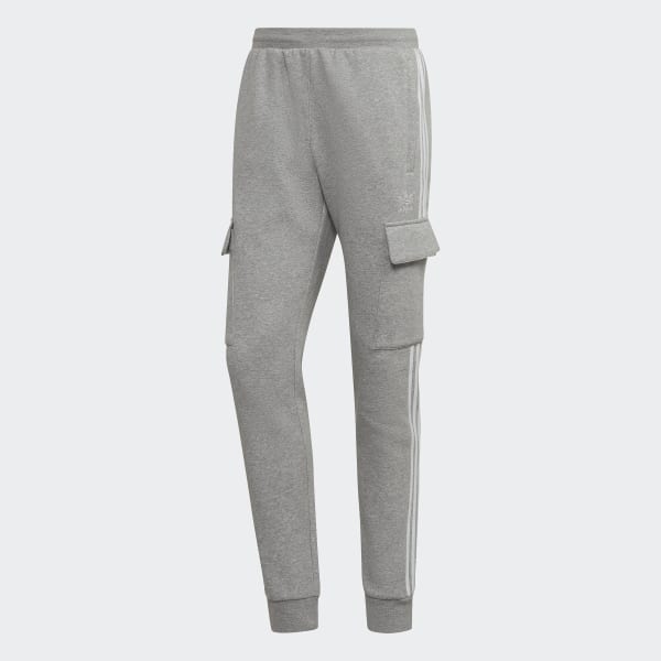 adidas Adicolor 3-Stripes Cargo Slim Pants - Grey | adidas Canada