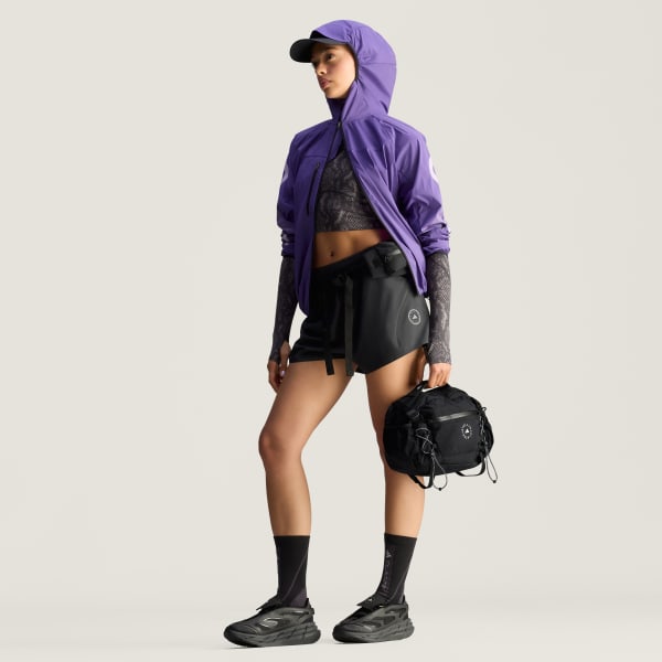 Svart adidas by Stella McCartney TruePace Löparshorts