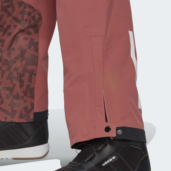 Czerwony ROAM FREE WITH THE 3L POST-CONSUMER NYLON PANTS QU966