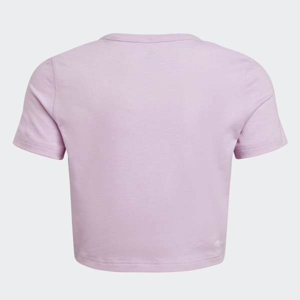Roxo T-shirt Curta para Ioga AEROREADY