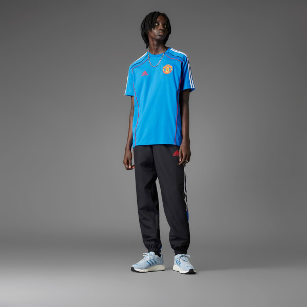 【ハーンズさま用】adidas マンチェスター・ユナイテッド ブルー青 adidas アディダス メンズ サッカー/フットサル ライセンス