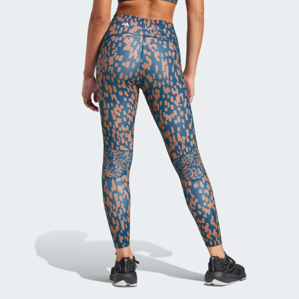 Μπλε adidas by Stella McCartney TruePurpose Optime Training Printed 7/8 Leggings