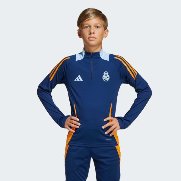 Blau Real Madrid Tiro 24 Competition Kids Trainingsoberteil