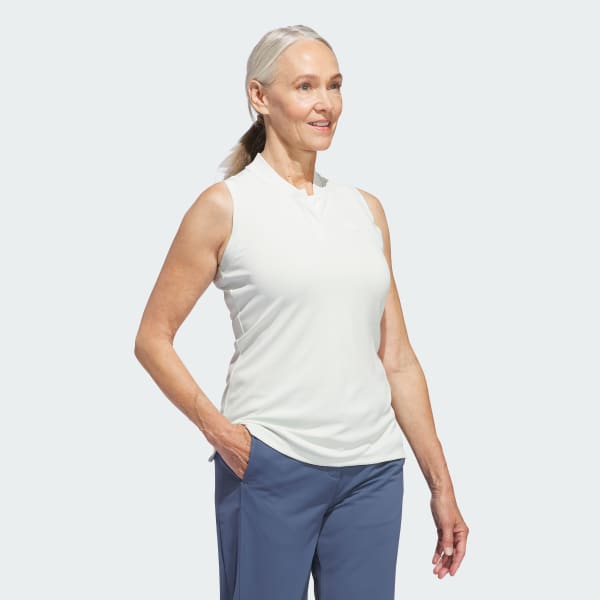 Green Ultimate365 Tour HEAT.RDY Sleeveless Polo Shirt