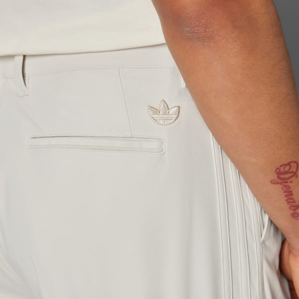 สีเบจ กางเกงแต่งพลีต Originals Twistknit