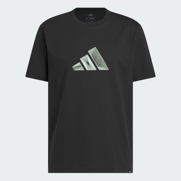 Black 3 Bar Graphic T-Shirt