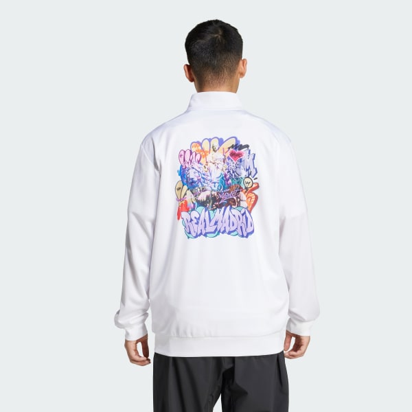 Blanco Chaqueta Deportiva Real Madrid