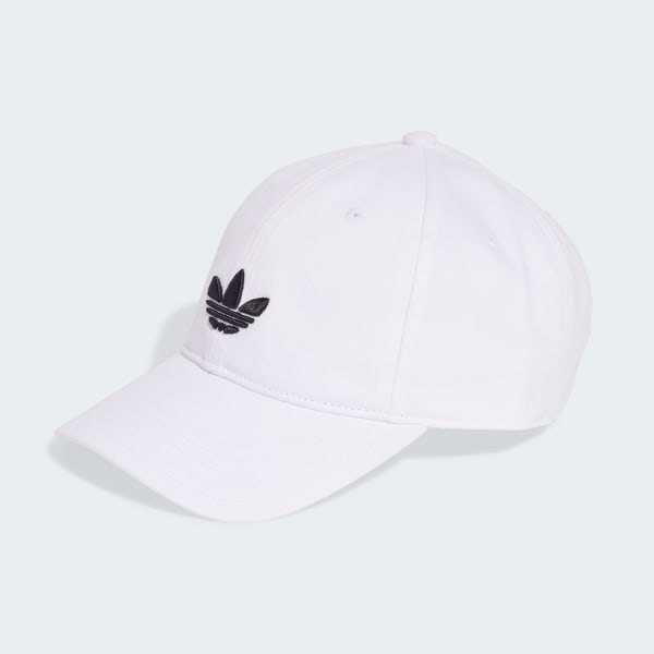 White Adicolor Classic Trefoil Baseball Cap
