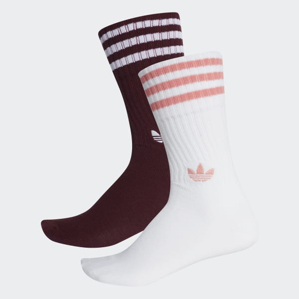 maroon adidas socks