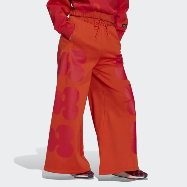 Pomarańczowy Marimekko Wide Leg Pants LA384