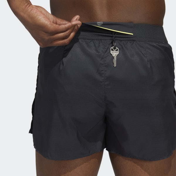 Szary Adizero Engineered Split Shorts YY106