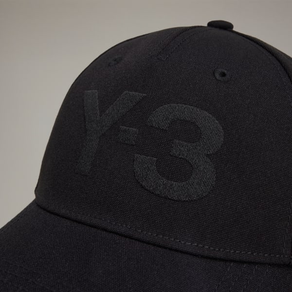Svart Y-3 Logo Caps