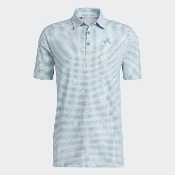 Grey Night Camo-Print Primegreen Polo Shirt BM525