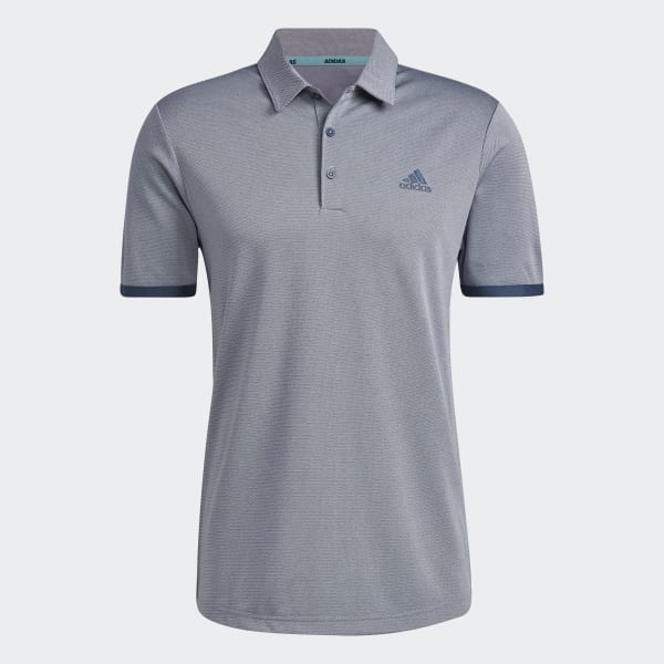 White Two-Tone Piqué Polo Shirt