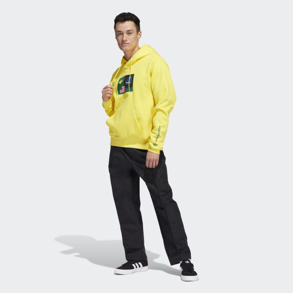 Yellow Shmoofoil Painted Hoodie (Gender Neutral) I7016