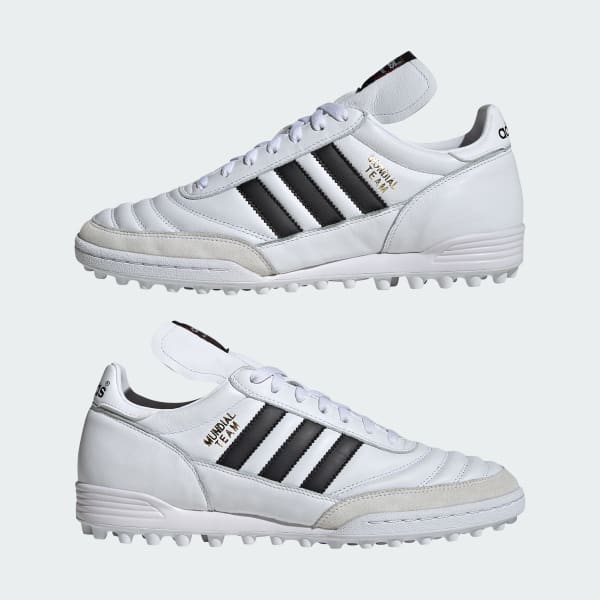 adidas Mundial Team Turf Soccer Sneakers - White | Free