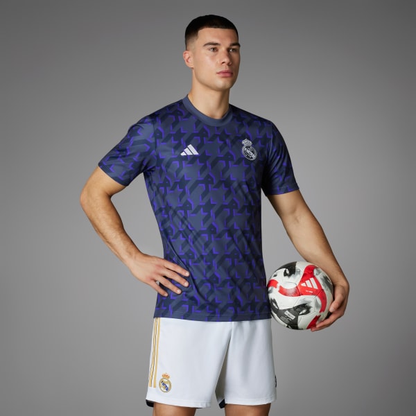 adidas Real Madrid Pre-Match Jersey - Blue | Free Shipping with 