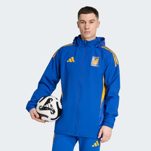 Azul Chamarra All-Weather Tigres UANL Tiro 25 Competition