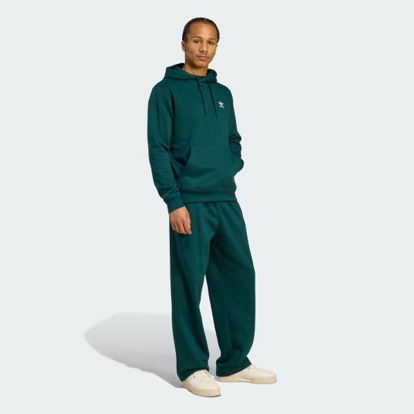 vert Sweat-shirt à capuche Trèfle Essentials