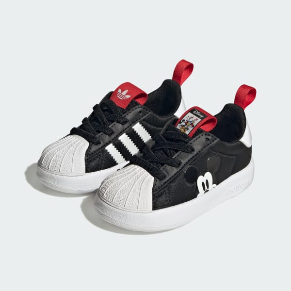 Black ADIDAS DISNEY MICKEY MOUSE adiFOM SUPERSTAR 360 SHOES