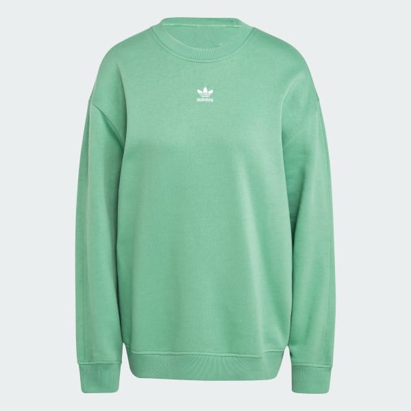 Adidas originals itasca crew sweatshirt green deals