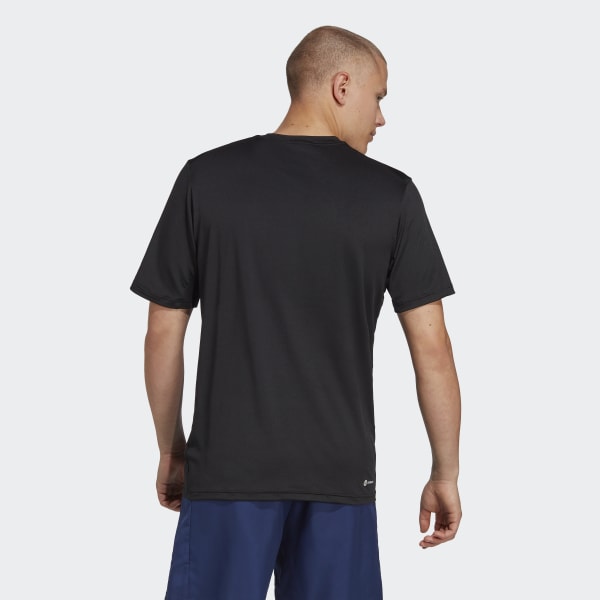 Black Train Essentials Stretch Training Tee