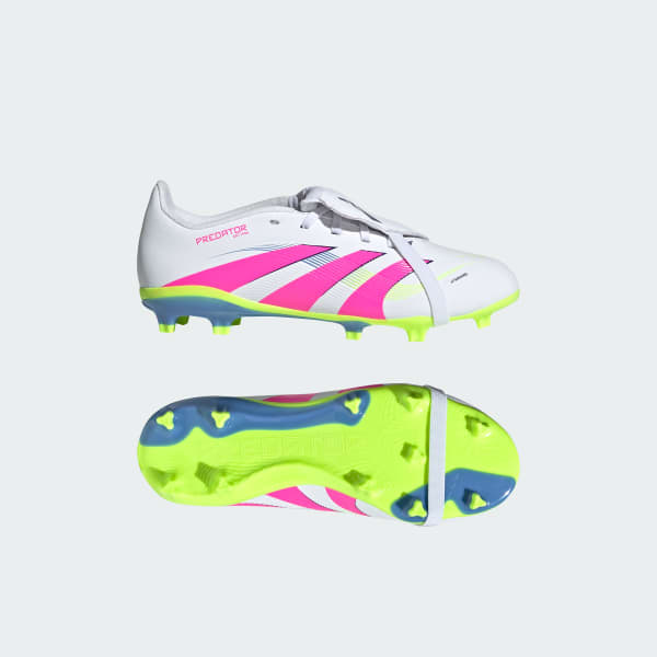 bílá Kopačky Predator League Fold-Over Tongue Firm Ground Kids