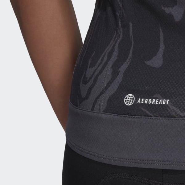 Grigio Maglia da ciclismo Thebe Magugu Short Sleeves