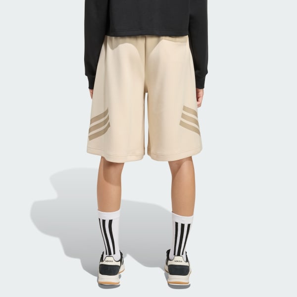 Beige FUTURE ICONS 3 STRIPES PANTALONCINI LUNGHI