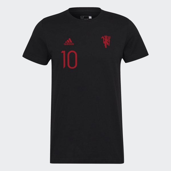 Black Manchester United Graphic Tee