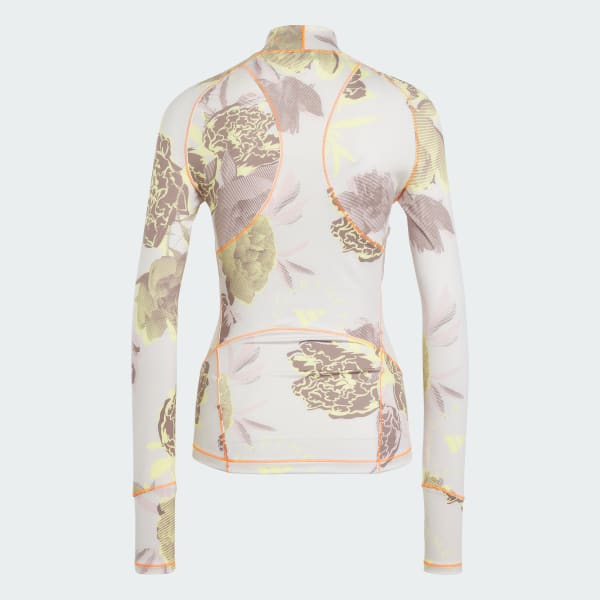 adidas by Stella McCartney 長袖クロップドTシャツ - ホワイト