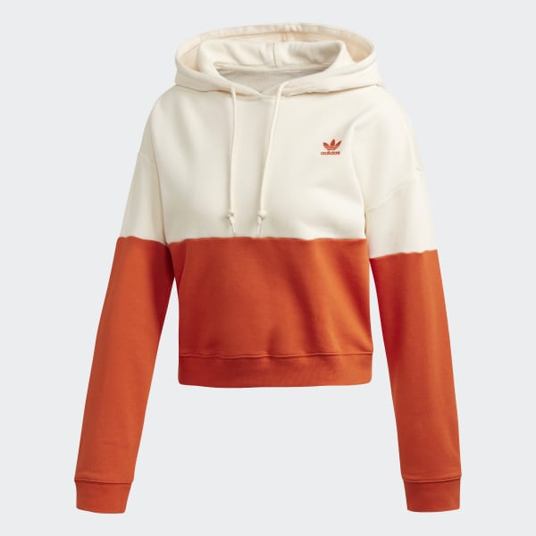 hoodie orange adidas