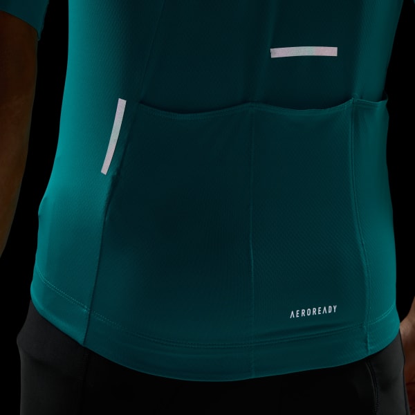 ★★Adairs★★ Tempo 3S Cycling Jersey JG3569 adidas Tempo 3-Stripes Cycling Jersey - Green | adidas UK